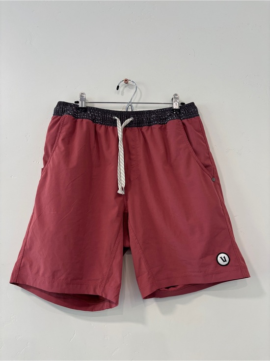 Vuori Other - Vuori Men’s Kore Lined Shorts 7” Inseam Color Saltwater Red Sz Medium